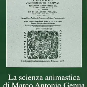 Subito Disponibile La scienza animastica di Marco Antonio Genua