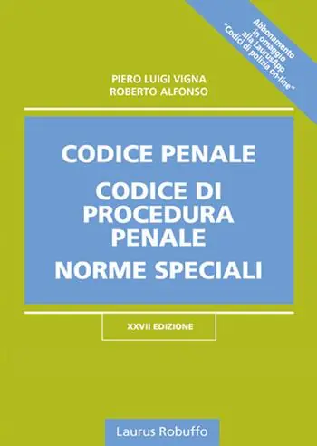 Codice penale, codice di procedura penale, norme speciali Professionale