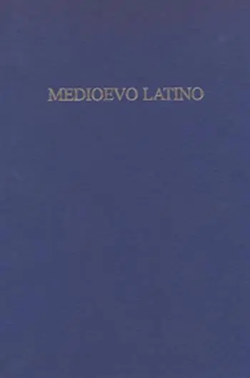 Medioevo latino. Bollettino bibliografico della cultura europea dal secolo VI al XV. Vol. 41 Acquista Ora