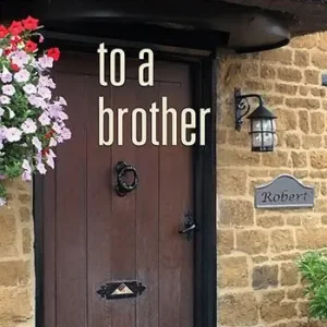 To a brother Promozione Esclusiva