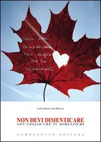 Non devi dimenticare. Non voglio che tu dimentichi Saldi