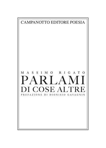 Offerta Limitata Parlami di cose altre