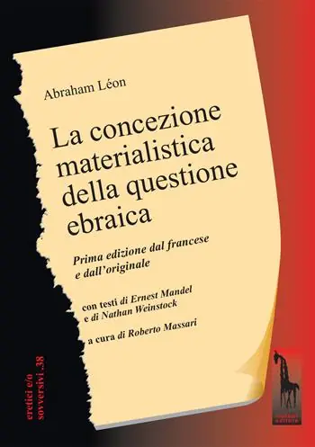 La concezione materialistica della questione ebraica Economico