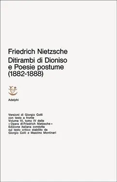 Opere complete. Vol. 6 Ditirambi di Dionisio-Poesie postume (1882-1888) Ordina Subito