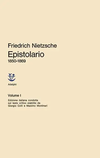Epistolario. Vol. 1 1850-1869 Direttamente Dal Produttore