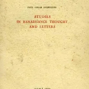 Promo Stagionale Studies in Renaissance thought and letters
