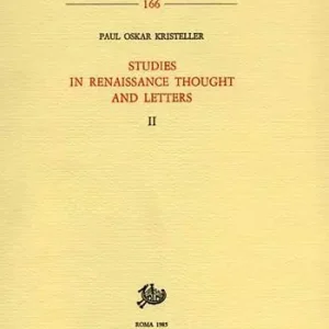 Studies in Renaissance thought and letters. Vol. 2 Offerta Lampo