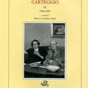 Sconto Carteggio. Vol. 3 1940-1955