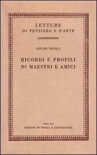 Ricordi e profili di maestri e amici Sconto