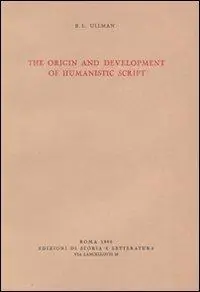 The origin and development of humanistic script Super Prezzo