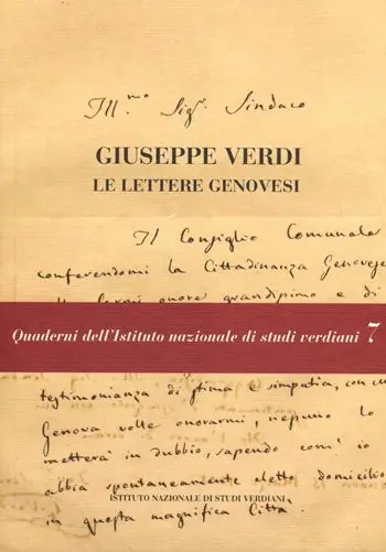 Quantità Limitata Giuseppe Verdi. Le lettere genovesi. Con DVD