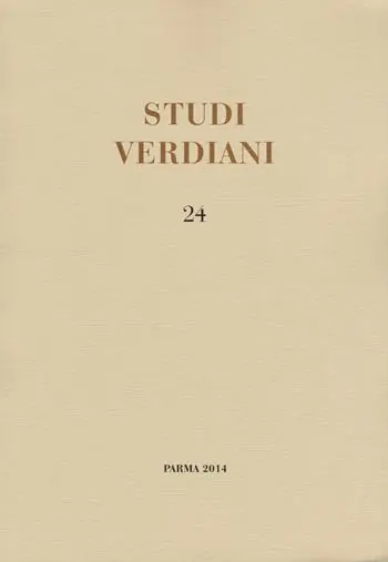 Soddisfatti O Rimborsati Studi verdiani. Ediz. italiana e inglese. Vol. 24