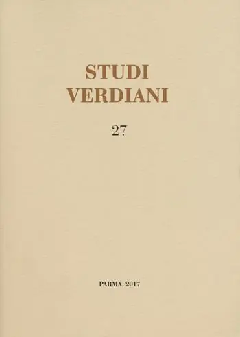 Vendita Finale Studi verdiani. Vol. 27