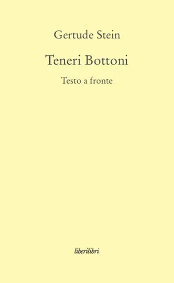 Teneri bottoni. Testo inglese a fronte Promozione