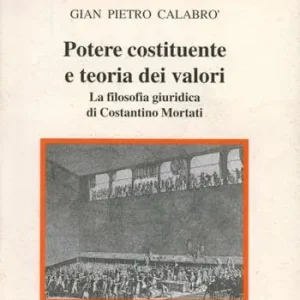 Potere costituente e teoria dei valori. La filosofia giuridica di Costantino Mortati Ultime Pezzi