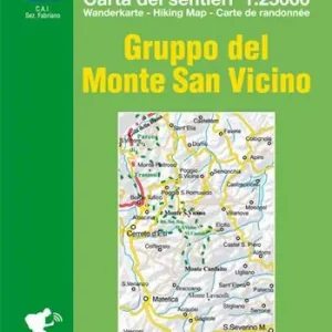 Gruppo del Monte San Vicino. Carta dei sentieri 1 25.000. Ediz. multilingue Prezzo Basso