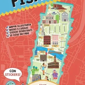 Mappa di Pisa illustrata. Con adesivi. Ediz. bilingue Ultimissimo Modello