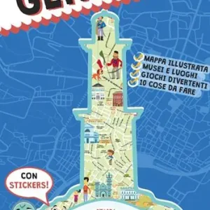Mappa di Genova illustrata. Con adesivi. Ediz. italiana e inglese Direttamente Dal Produttore