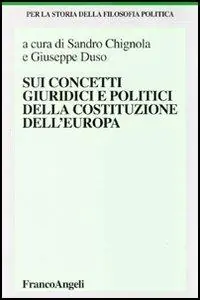 Sconto Sui concetti giuridici e politici della costituzione dell‘Europa