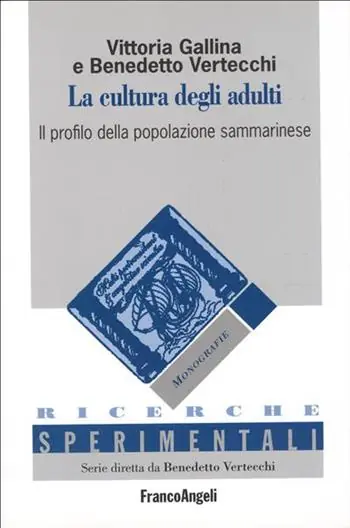 La cultura degli adulti. Il profilo della popolazione sammarinese Prezzo Basso