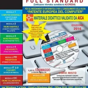 La nuova ECDL più Full Standard 2016. Il manuale più semplice e completo per conseguire la «patente europea del computer». Con CD-ROM Direttamente Dal Produttore