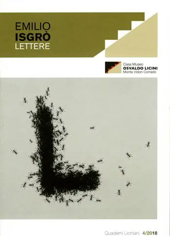 Emilio Isgrò-Osvaldo Licini. Lettere Compra Adesso