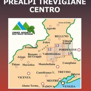 Prealpi trevigiane centro 1 30.000. Ediz. illustrata Pagamento Sicuro