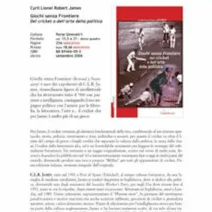 Giochi senza frontiere. Del cricket o dell‘arte della politica A Buon Prezzo