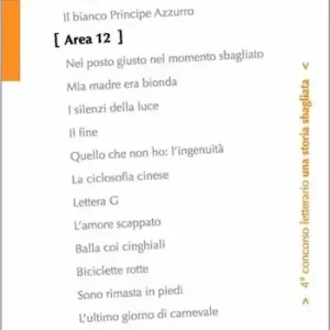 Area 12. 4° concorso letterario. Con e-book Miglior Prezzo