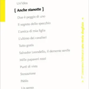 Anche stanotte. 7° concorso letterario. Con e-book Vendita Finale