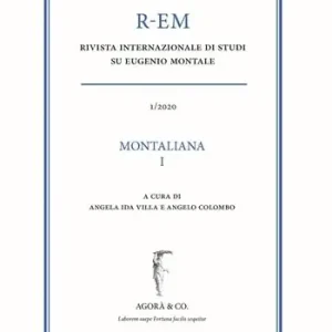 Compra Adesso R-EM. Rivista internazionale di studi su Eugenio Montale (2020). Vol. 1 Montaliana