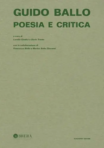 Promozione Guido Ballo. Poesia e critica