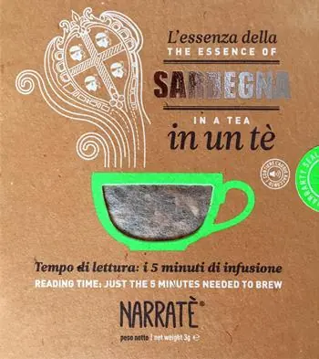 Offerta Limitata L‘essenza della Sardegna in un tè-The Sardinia essence in a tea. Ediz. bilingue. Con tea bag. Con File audio per il download