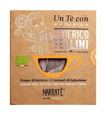 Un tè con Federico Fellini. Con Filtro di tè con blend ispirato a Fellini - Consegna Rapida