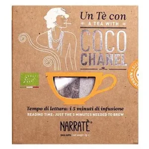 Acquista Ora Un tè con Coco Chanel. A tea with Coco Chanel. Con Filtro di tè con blend ispirato a Chanel N.5
