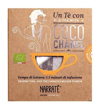 Acquista Ora Un tè con Coco Chanel. A tea with Coco Chanel. Con Filtro di tè con blend ispirato a Chanel N.5