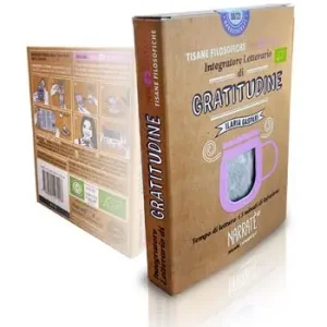 Gratitudine. Integratore letterario di tisane filosofiche Narratherapy. Con Filtro di tisana biologica officinale Economico
