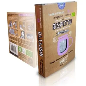 Di Tendenza Rispetto. Integratore letterario di tisane filosofiche Narratherapy. Con Filtro artigianale di tisana biologica officinale made in Italy