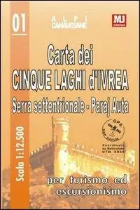 Esclusivo Carta dei cinque laghi d‘Ivrea