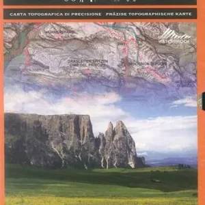 Consegna Rapida Alpe di Siusi, Catinaccio Latemar. Parco naturale dello Sciliar, altopiano del Renon. Ediz. italiana, inglese e tedesca