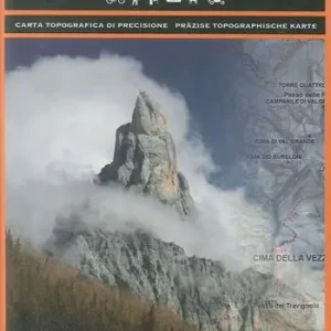 Ultime Pezzi Parco naturale di Paneveggio. Pale di San Martino. Rete sentieri ufficiali del Parco. Percorsi tematici del Parco. Linee direttrici sci-alpinismo 1 25.000. Ediz. italiana, inglese e tedesca
