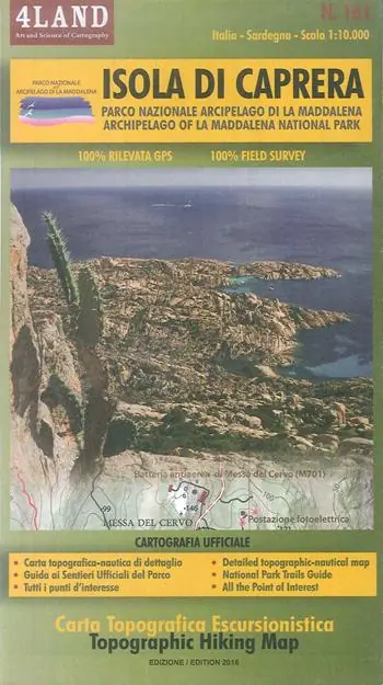 Isola di Caprera. Parco Nazionale Arcipela di La Maddalena-Archipelago of La Maddalena National Park 1 10.000. Ediz. bilingue Scelto Dai Clienti