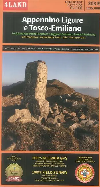 Appennino Ligure e Tosco-Emiliano. Foglio ovest-foglio est 1 25.000 Promo Stagionale
