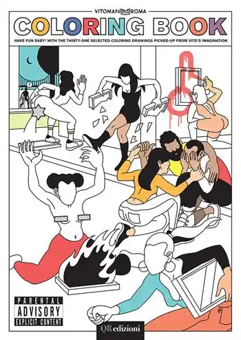 Prezzo Ridotto Coloring Book. Thirty one selected coloring drawings picked up from Vito’s imagination