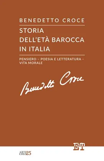 Storia dell‘età barocca in Italia. Pensiero. Poesia e letteratura. Vita morale Nuovo Arrivo