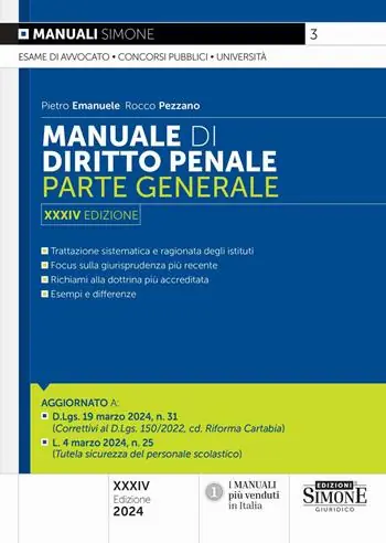 Manuale di diritto penale. Parte generale Spedizione Espresso