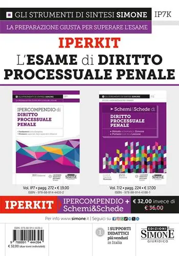 Promo Stagionale Iperkit. L‘esame di diritto processuale penale Ipercompendio-Schemi&Schede