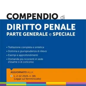 Sconto Compendio di diritto penale. Parte generale e speciale