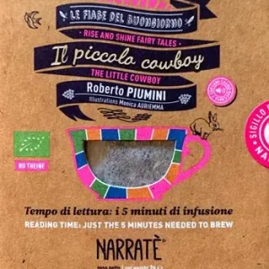 Il piccolo cowboy. Tempo di lettura i 5 minuti di infusione-The little cowboy. Reading time just the 5 minutes needed to brew. Ediz. bilingue. Con tea bag Saldi