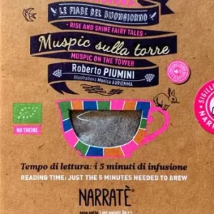 Occasione Muspic sulla torre. Tempo di lettura i 5 minuti di infusione-Muspic on the tower. The little cowboy. Reading time just the 5 minutes needed to brew. Ediz. bilingue. Con tea bag